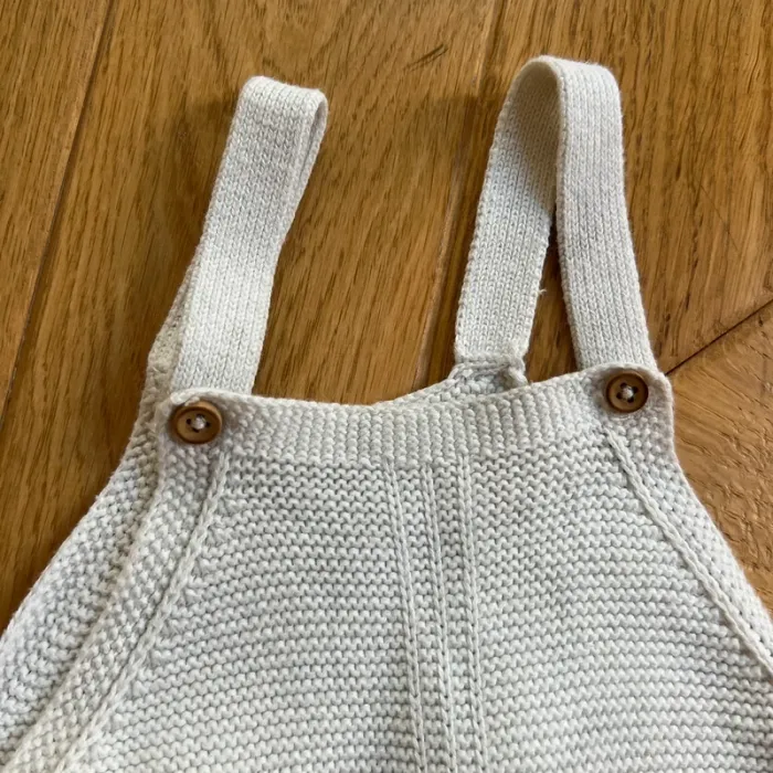 Salopette Zara blanche 6/9M - photo numéro 2