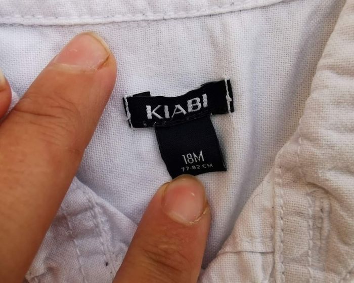 Chemise blanche ML 18 mois garçon Kiabi - photo numéro 3