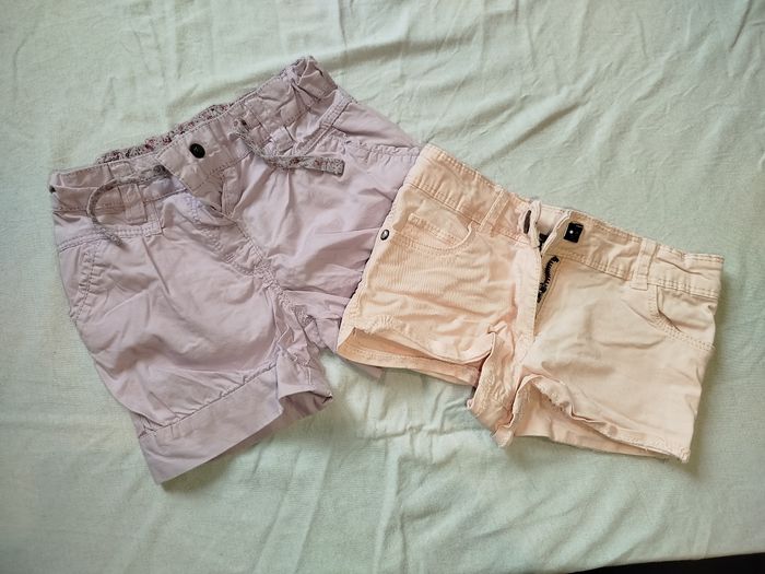 Lot de 2 shorts fille 24 mois