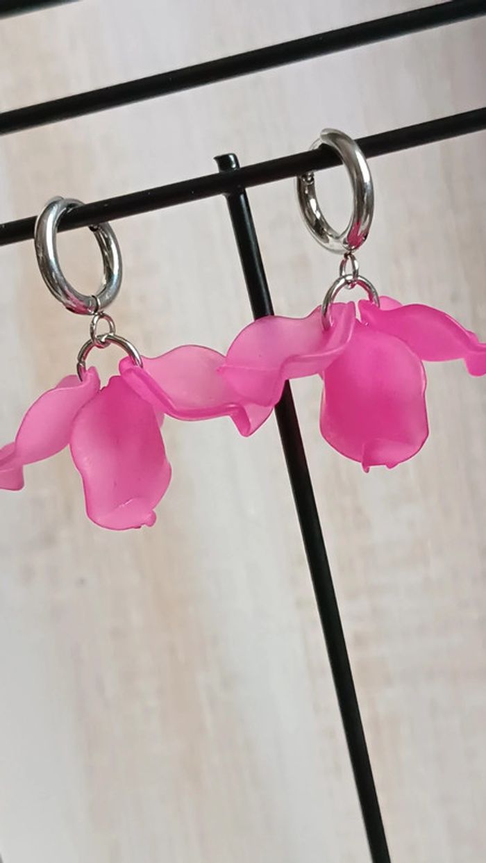 Mini créoles en acier inoxydable - photo numéro 2