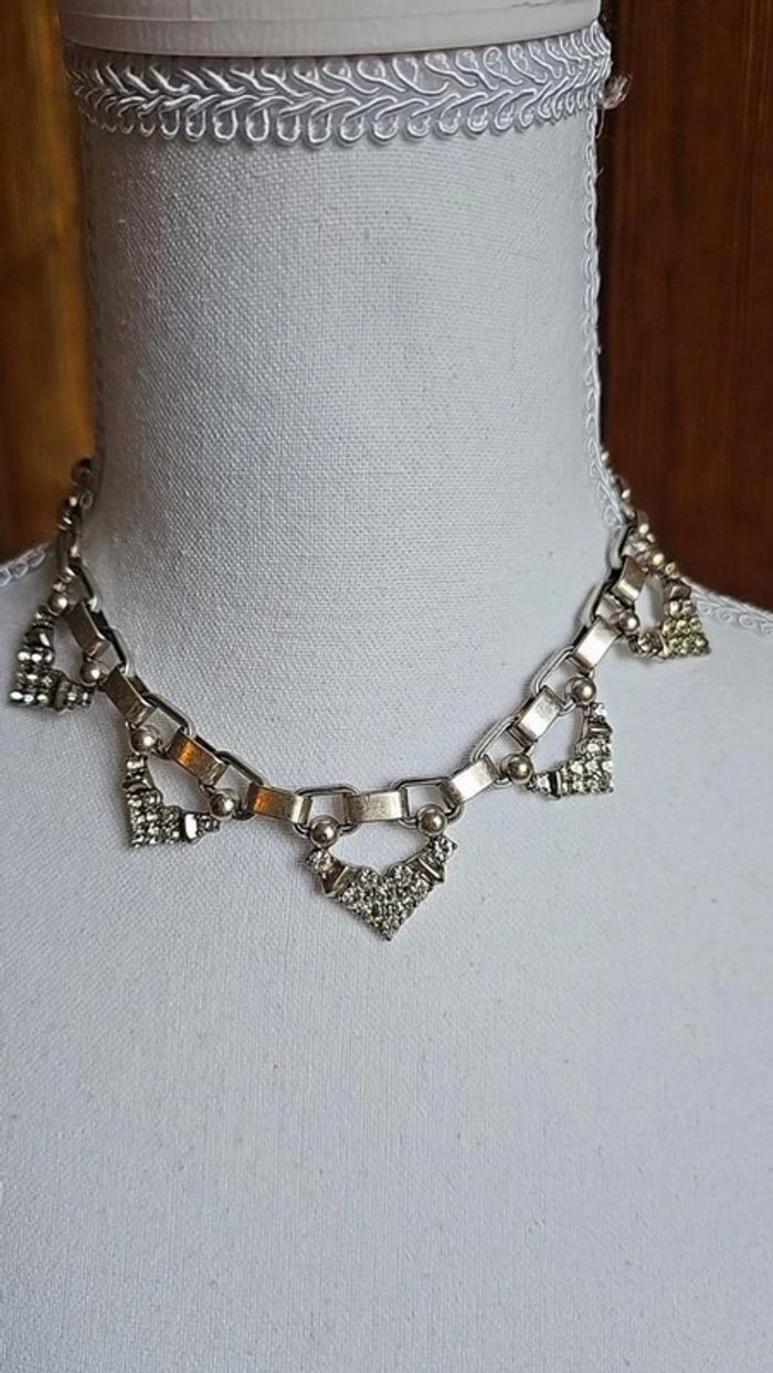 Collier ras de cou strass chocker - photo numéro 4