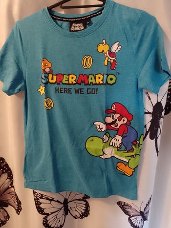 T shirt Mario 12 ans