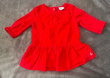 Robe petit bateau rouge 6 mois
