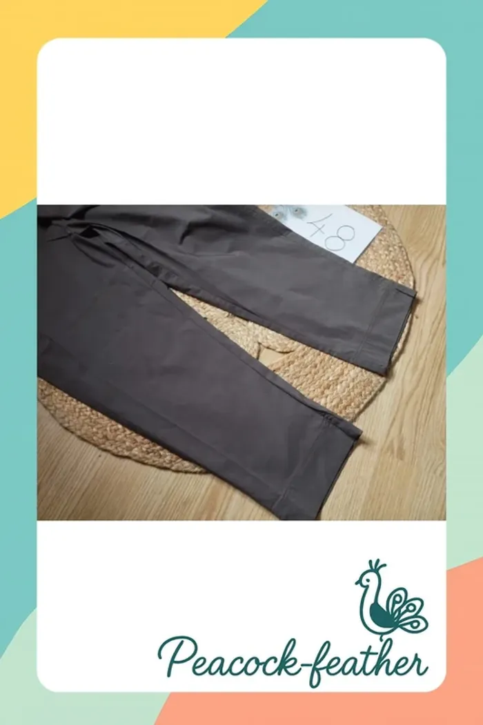 Pantalon marron neuf 48 - photo numéro 9