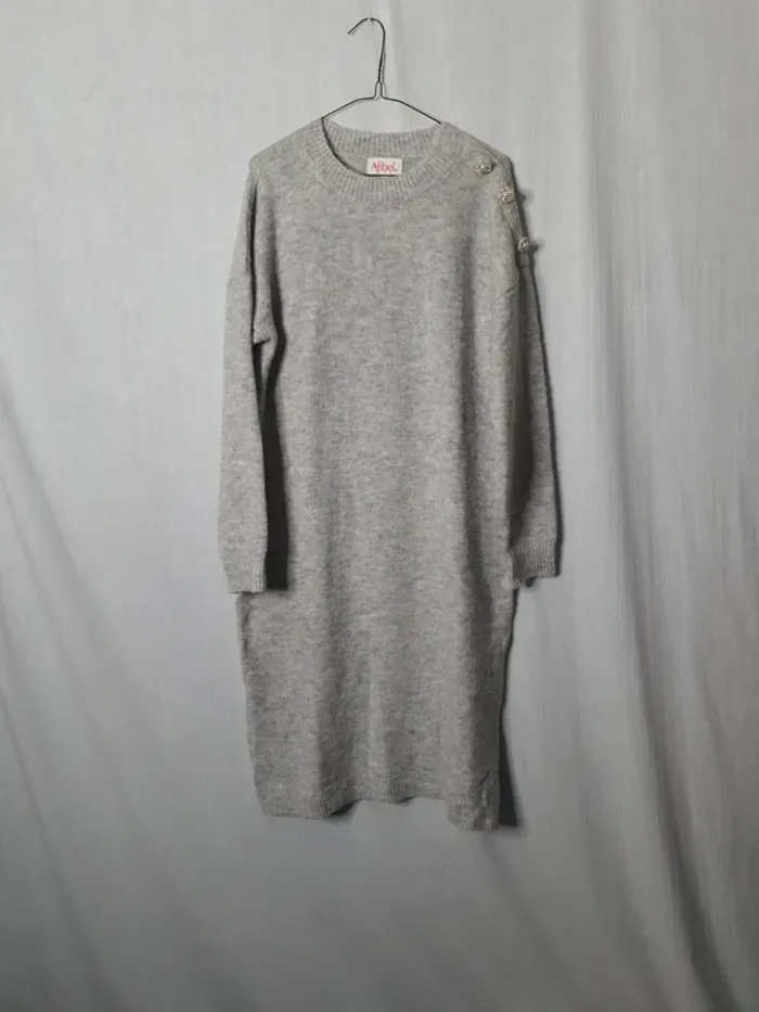 Robe pull grise
