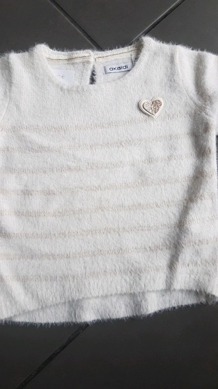 Pull blanc - photo numéro 2