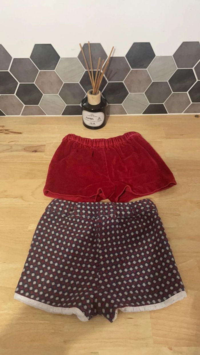 Lot de 2 shorts 74cm - photo numéro 2