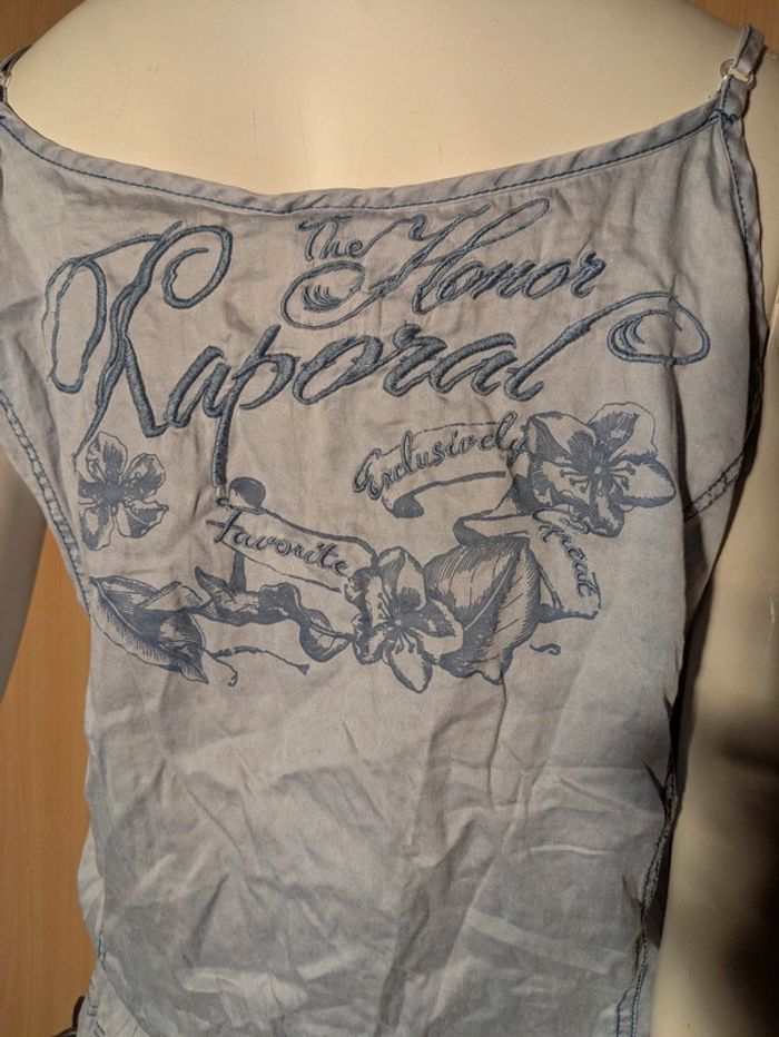 Combi short bretelle Kaporal bleu ciel M - photo numéro 5