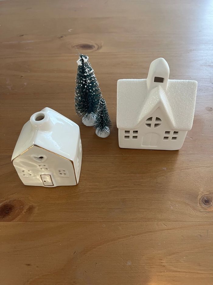 Petites maisons de Noël en céramique - photo numéro 8
