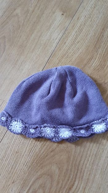 bonnet naissance grain de ble 45 cm