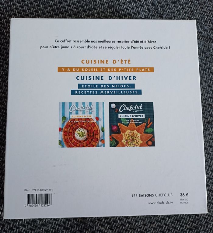 Coffret livres de cuisine Chef club - photo numéro 3