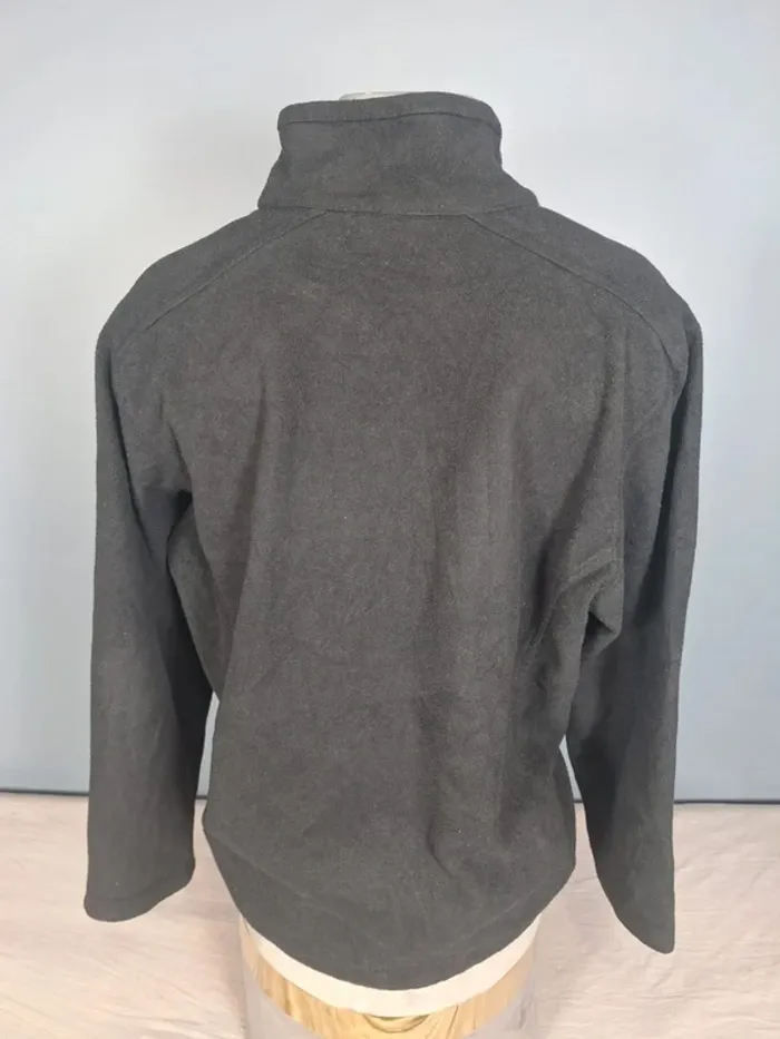 Polaire zippée Eddie Bauer – Homme M – Noir - brodé (627) - photo numéro 8