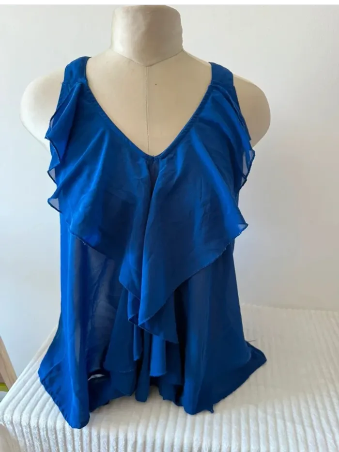 Débardeur bleu femme – Taille L