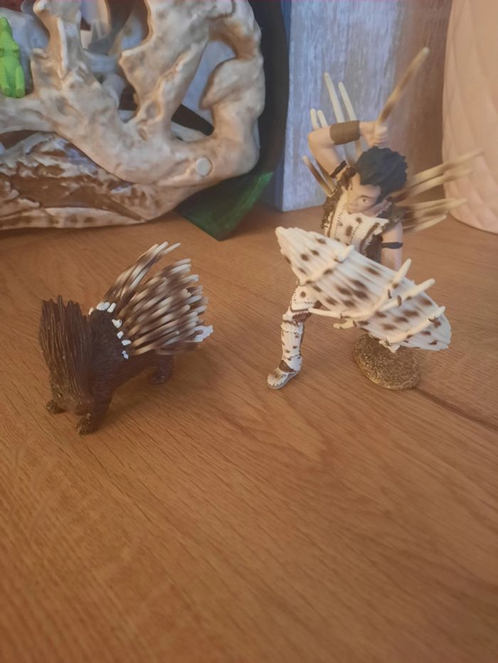 schleich bayala chasseur et animal