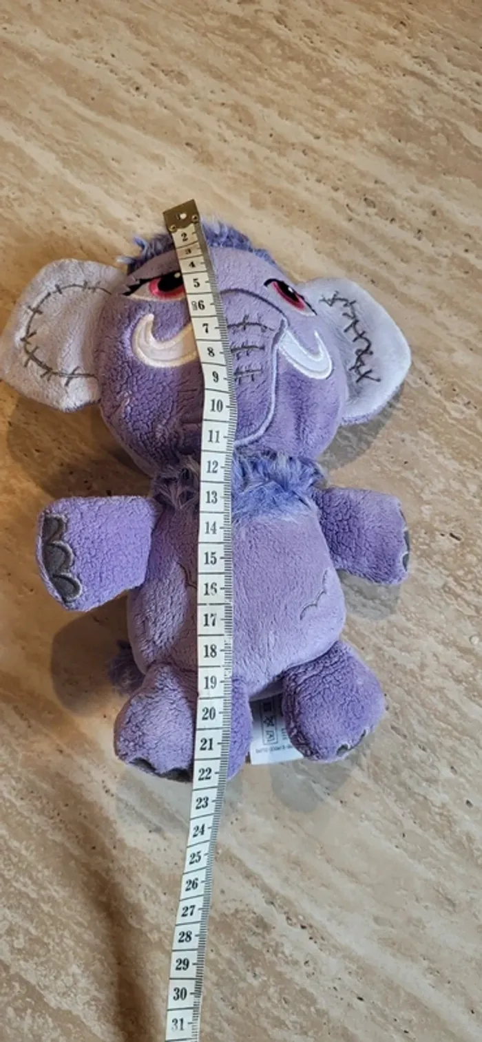 Peluche monster high éléphant violet – rare & collection - Très bon état - photo numéro 7