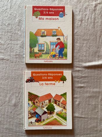 Lot de 2 livres questions-réponses 3/6 ans
