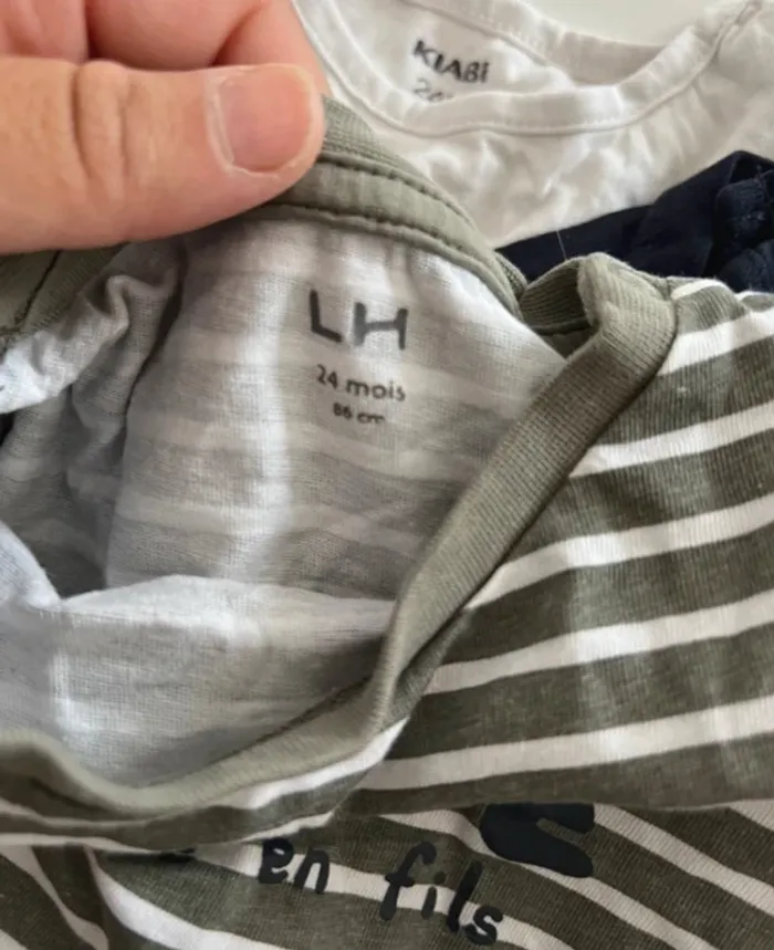 Lot de 3 t-shirts manches longues – 24 mois – Bon état - photo numéro 7