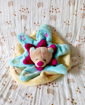 Doudou ours Baby Nat étoiles