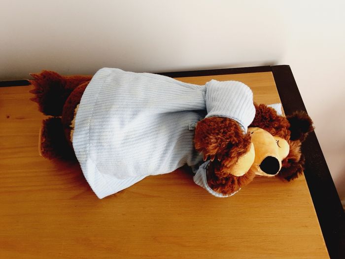 Grande peluche Michka ronfleur 40 cm de Masha et Michka, veilleuse et Michka ronfle Neuve, Simba