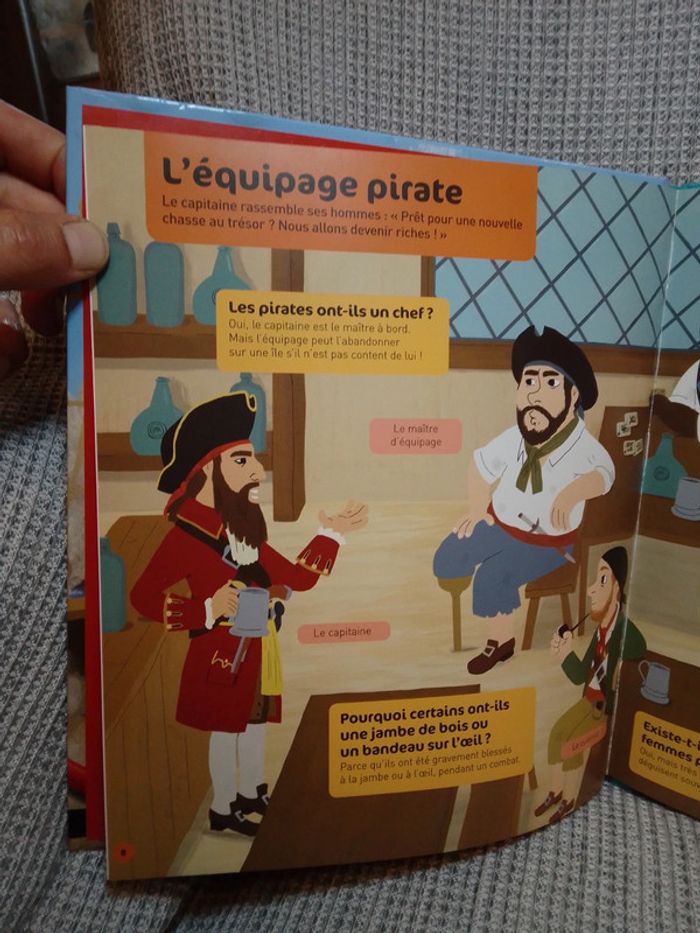 Questions Réponses 5+ "La vie des pirates" - Ed. Nathan - photo numéro 6