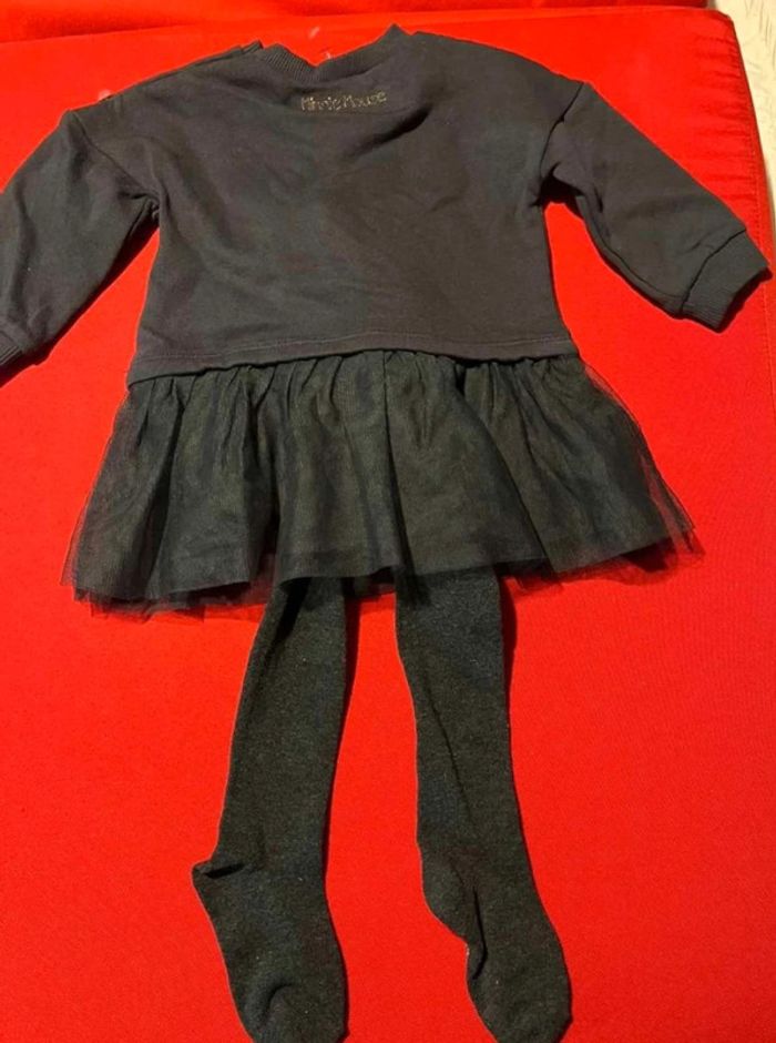 Robe  bébé fille Disney baby  Minnie  18  mois  neuve  fêtes Noël  nouvel  an - photo numéro 6