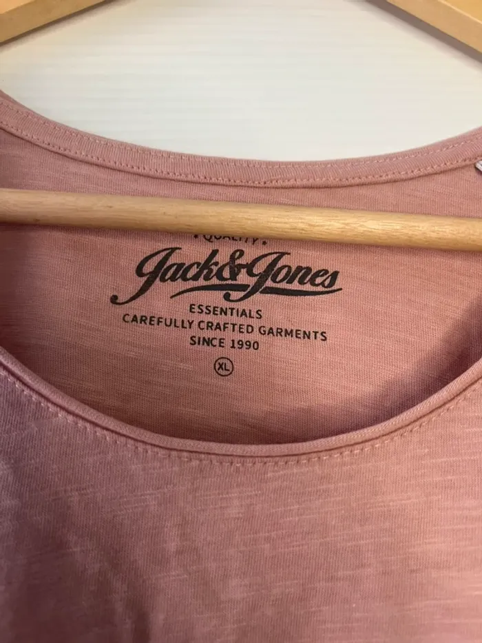 🔹 T-shirt Rose Pâle – Jack & Jones 🔹 - photo numéro 4