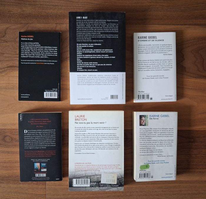 Lot de 4 romans dont 2 de Karine Giebel - photo numéro 2