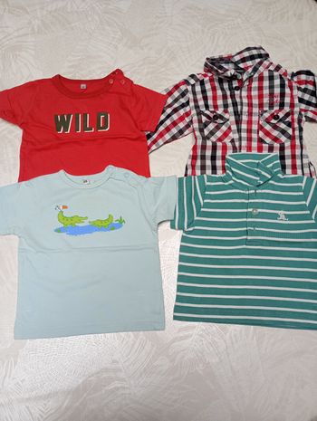 Lot t-shirts bébé garçon