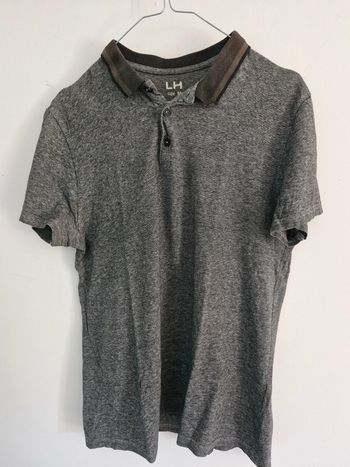 Polo noir et gris