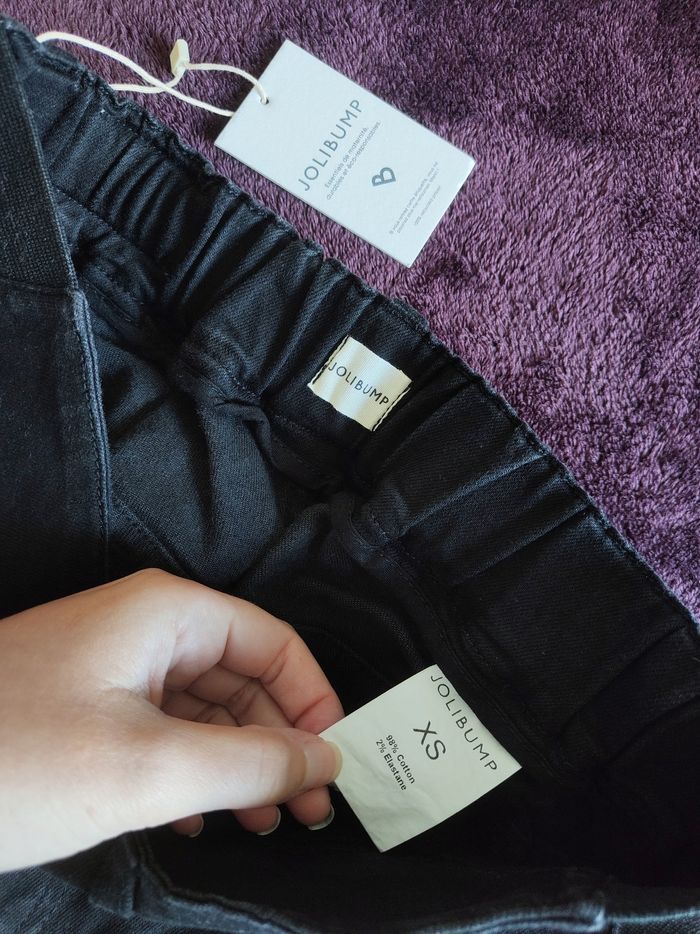 Jean slim noir maternité neuf Joli Bump XS - photo numéro 5