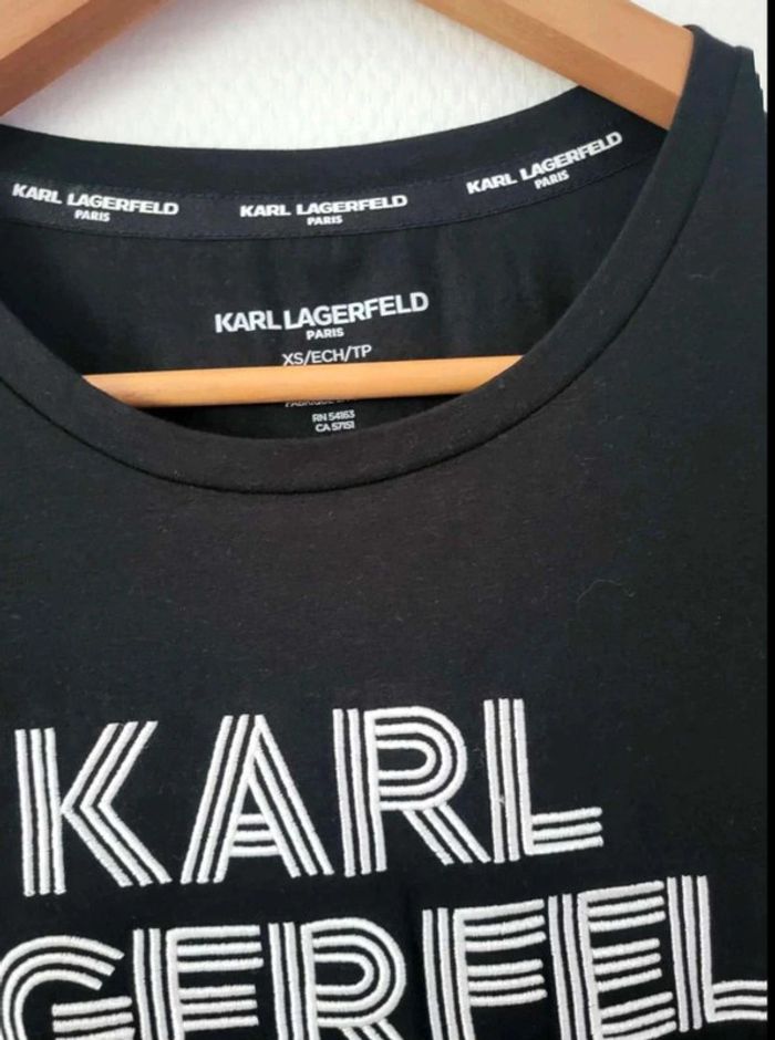 Tee shirt Karl Lagerfield Paris Neuf taille XS - photo numéro 2