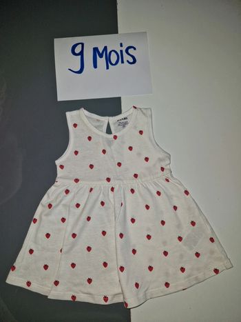 Robe été fille 9 mois kiabi