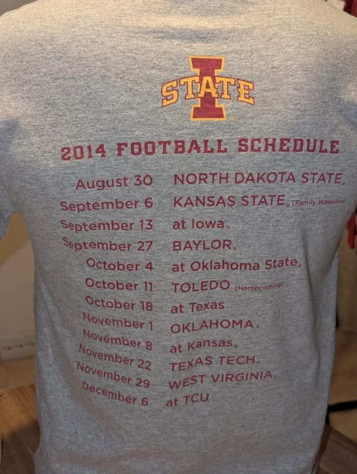 Tee-shirt Iowa State Football Taille S - photo numéro 4