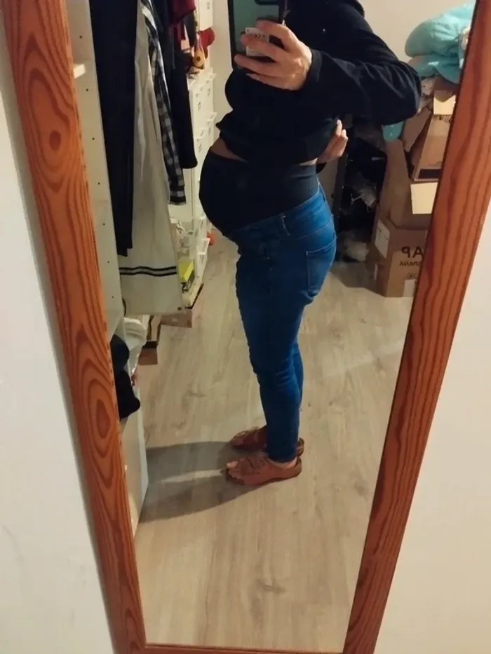 Jean bleu skinny Grossesse NewLook T38