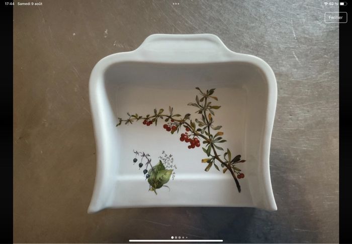 Ramasse miette en porcelaine R made in France