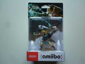 Link The Legend of Zelda tears of the kingdom Figurine Interactive Amiibo Wii U, Switch, 3DS