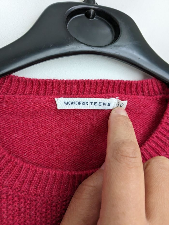 Pull en laine et cachemire 10 ans - photo numéro 3