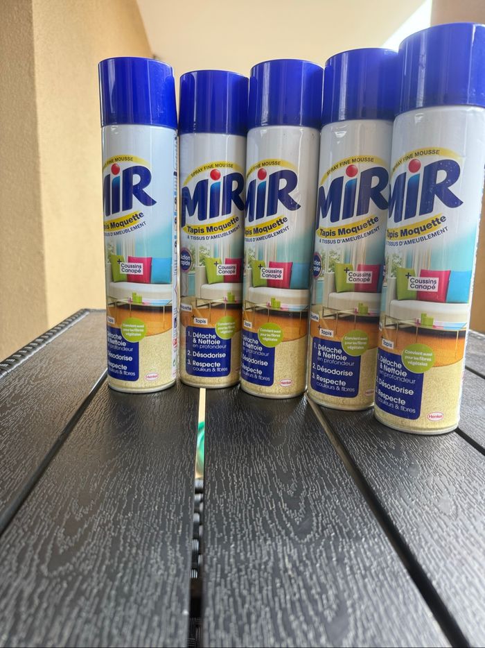 Lot de 5 Mir tapis , moquette nettoyant