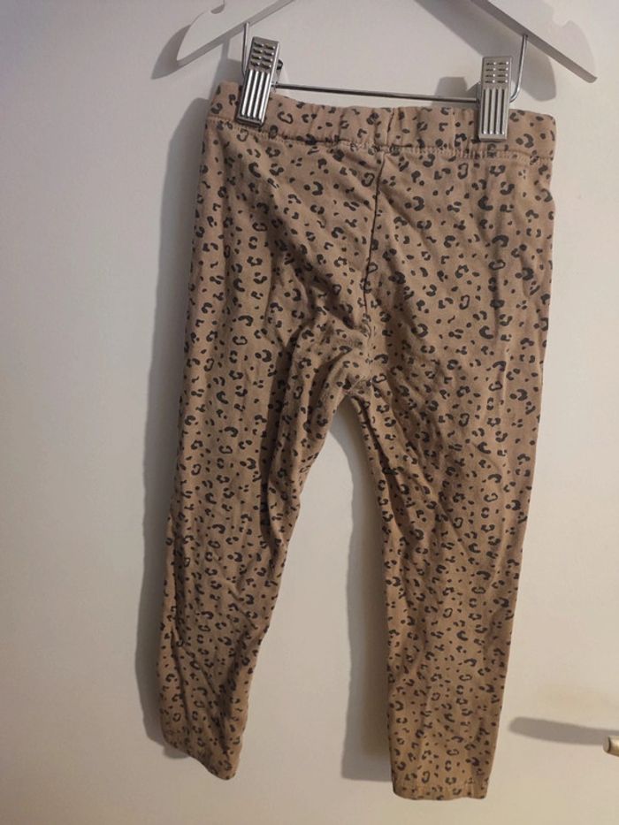 Legging léopard H&M 2/3 ans 98 cm - photo numéro 3