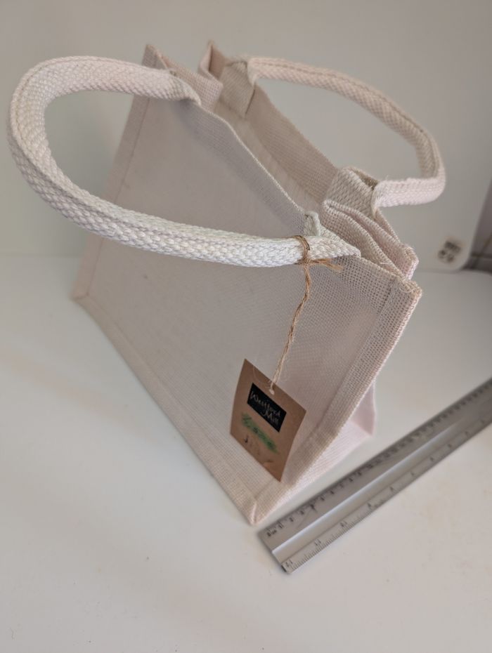 Sac de jute blanc