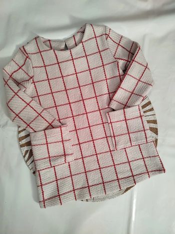 Robe à carreaux fille 86 cm