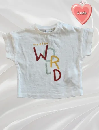 T-shirt garçon 6 mois