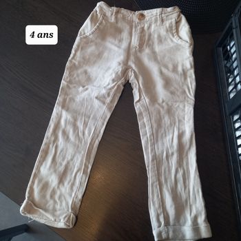 Petit pantalon de costume pour garçon (4 ans)