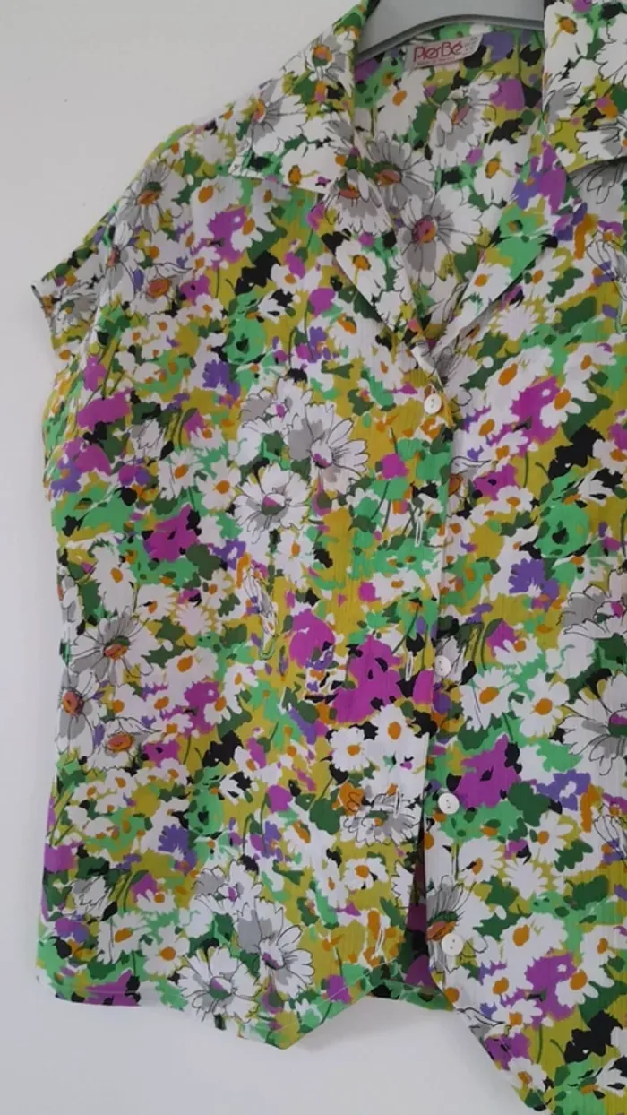 Blouse multicolore Pierbé 44 - photo numéro 3