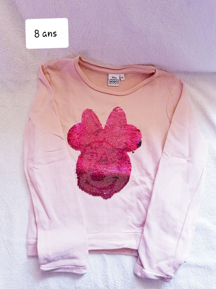Sweat minnie 8 ans