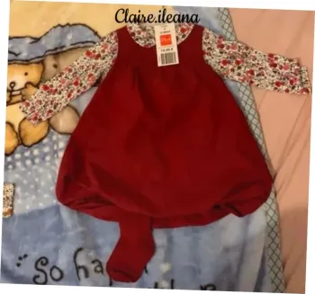 🛑robe rouge 12 mois 🛑