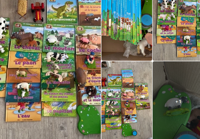 Gros lot altaya ferme collection audio livres figurines et enceinte sonore - photo numéro 2