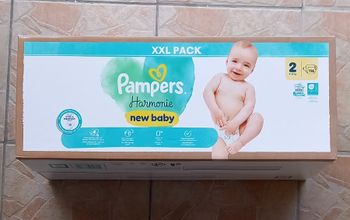 116 Couches Pampers Harmonie New Baby- Taille 2 - (XXL Pack)