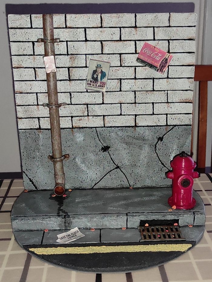 Diorama urbain pour figurine - photo numéro 3