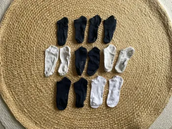 Lot de 7 paires de socquettes 31-34 Kiabi